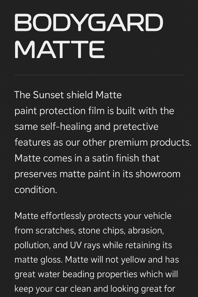 matte